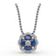 Fana Love in Bloom Sapphire and Diamond Pendant 1574