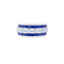 KWIAT ASHOKA Diamond and Sapphire Ring W-30041S-20-DIASAP-PLAT