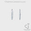 1.18ctw Diamond Hoop Earrings