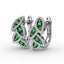 Fana Dramatic Sapphire and Diamond Leaf Earrings ER1597