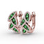 Fana Dramatic Ruby and Diamond Leaf Earrings ER1597R