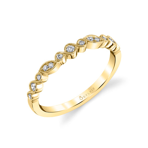 Sylvie Stackable Wedding Band B0078