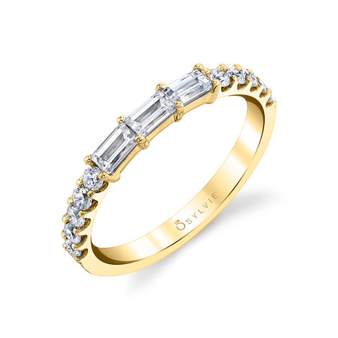 Sylvie Stackable Wedding Band B0087