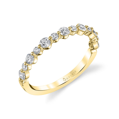 Sylvie Stackable Wedding Band - B1P13-051 - Chalmers Jewelers