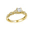 Vintage Inspired Princess Cut Diamond Engagement Ring #259274 - Chalmers Jewelers