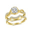 John Bagley Classic Engagement Ring With Twisting Band #295529 - Chalmers Jewelers