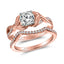 John Bagley Classic Twisted Diamond Engagement Ring #316373 - Chalmers Jewelers
