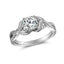 John Bagley Classic Twisted Diamond Engagement Ring #316373 - Chalmers Jewelers