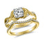 John Bagley Classic Twisted Diamond Engagement Ring #316373 - Chalmers Jewelers