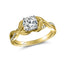 John Bagley Classic Twisted Diamond Engagement Ring #316373 - Chalmers Jewelers