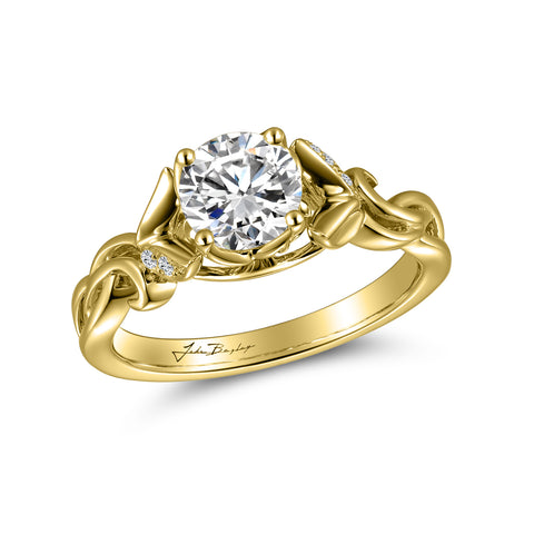 Signature John Bagley Leaves Engagement Ring #316377 - Chalmers Jewelers