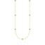 MIDAS 14k Gold Diamond Stars Station Necklace MF033377