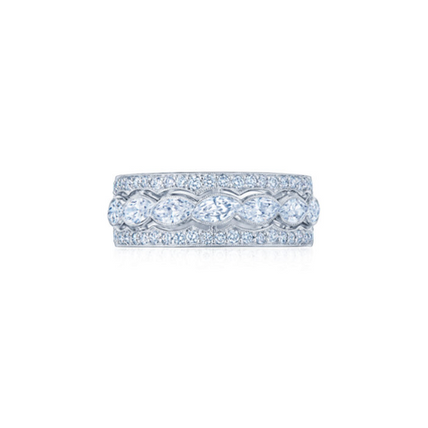 KWIAT Eclipse Marquise Diamond Band Ring R-30063-0-DIA-18KW