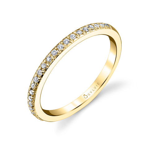 Sylvie Classic Wedding Band BS1008