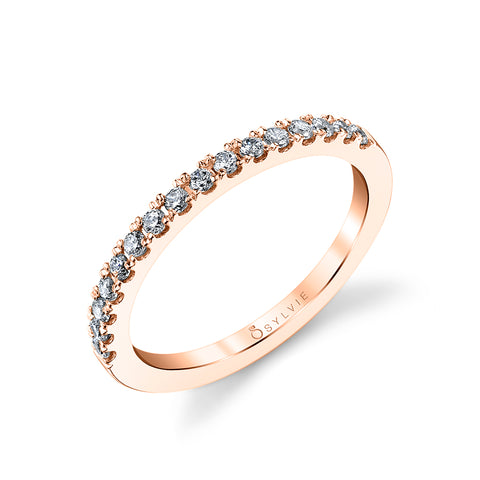 Sylvie Classic Wedding Band BS1084