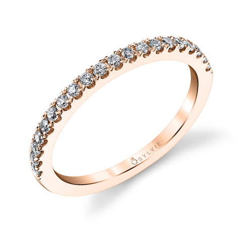 Sylvie Classic Wedding Band BS1097