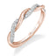Modern Spiral Wedding Band BS1524-WG - Chalmers Jewelers
