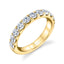 Classic Wedding Band With Shared Prongs BUP11-0150 - Chalmers Jewelers