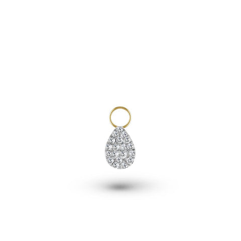Diamond Pear Charm