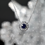 2.14 Ct Ceylon Blue Sapphire and Diamond Custom Pendant