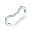 Curved Vintage Inspired Wedding Band BS1924 - Chalmers Jewelers
