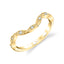 Curved Vintage Inspired Wedding Band BS1924 - Chalmers Jewelers