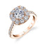 Classic Cushion Halo Engagement Ring S1299-RCH - Chalmers Jewelers