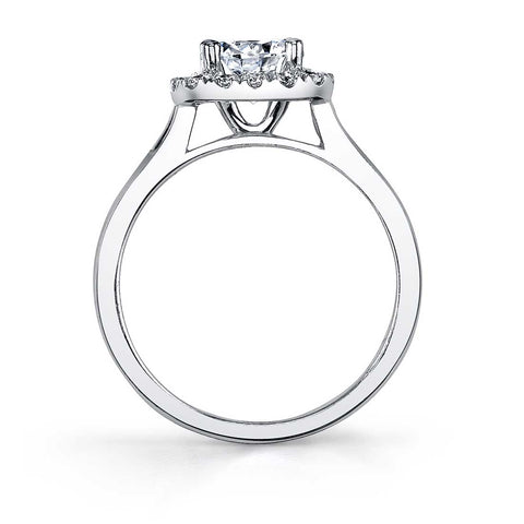 Cushion Cut Engagement Ring SY756 - Chalmers Jewelers