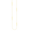 MIDAS 14k Gold Graduated Disc Station Necklace MF031458