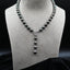 Tahitian and Diamond Lariat Necklace
