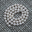 White Cultured Pearl Necklace with Sterling Silver Clasp