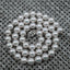 Fresh Water Cultured White Pearl Necklace with 18k White Gold Clasp