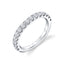 Sylvie Shared Prong Diamond Wedding Band BS1862