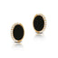 Doves Black Onyx and Diamond Earrings E8487BO