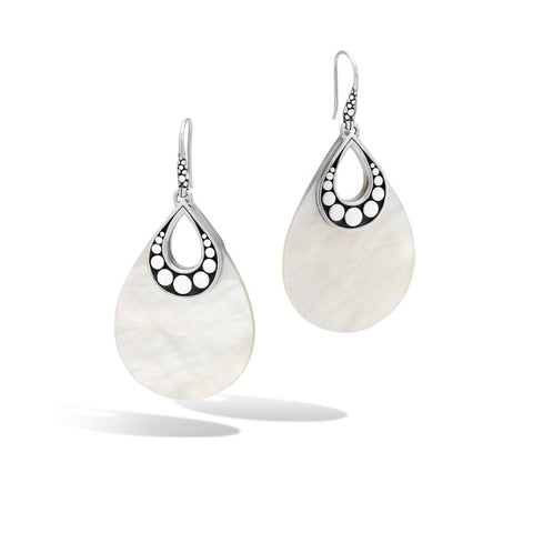 Drop Earring with White Mother of Pearl - Chalmers Jewelers