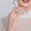 KWIAT Sunburst Flower Diamond Ring R-13586-0-DIA-18KW