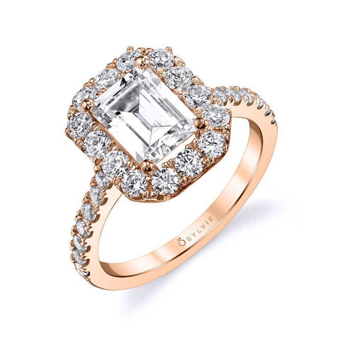 Emerald Cut Engagement Ring S1299-EM - Chalmers Jewelers