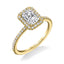 Emerald Cut Halo Engagement Ring S1793-EM - Chalmers Jewelers