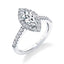 Marquise Engagement Ring With Halo S1475-MQ - Chalmers Jewelers