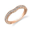 Hand Engraved Milgrain Edge Diamond Wedding Band BSY886 - Chalmers Jewelers