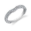 Hand Engraved Milgrain Edge Diamond Wedding Band BSY886 - Chalmers Jewelers