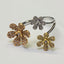 Tri-Tone Flower Fashion Ring - Chalmers Jewelers