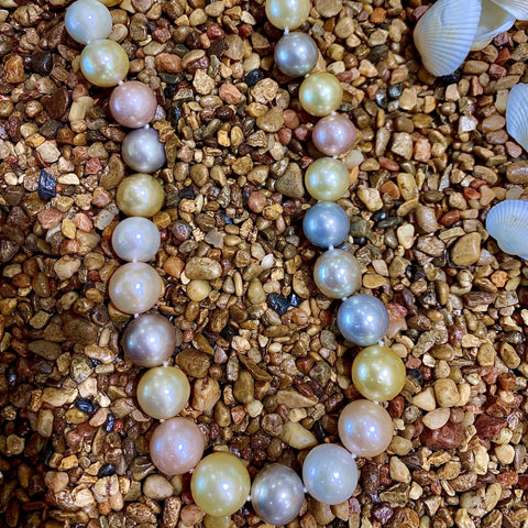 Multi Color South Sea Pearl Necklace