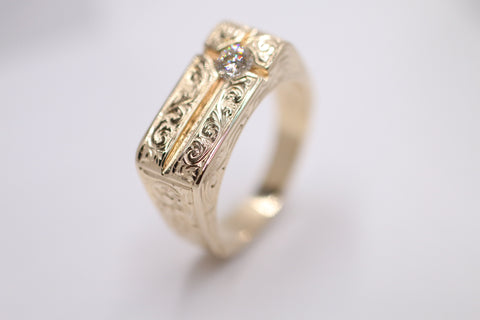 Custom Wedding Band Examples - Chalmers Jewelers