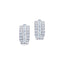 KWIAT Cascade Linear Huggie Earrings with Diamonds E-2509-0-DIA-18KW