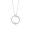 KWIAT Eclipse Small Pendant With Diamonds  N-9769-0-DIA-18KW