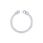 KWIAT Eclipse Open Ring with Pear Shape Diamonds W-13617W-0-DIA-18KW