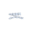 KWIAT Eclipse Collection Bypass Ring with Diamonds R-14600-0-DIA-18KW