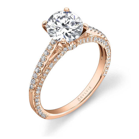 Modern Solitaire Engagement Ring SY126 - Chalmers Jewelers