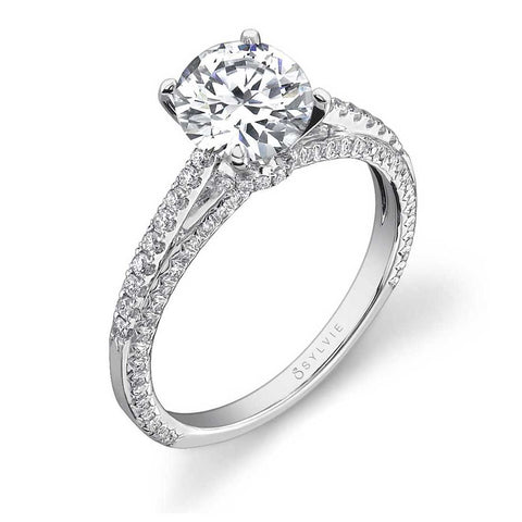 Modern Solitaire Engagement Ring SY126 - Chalmers Jewelers